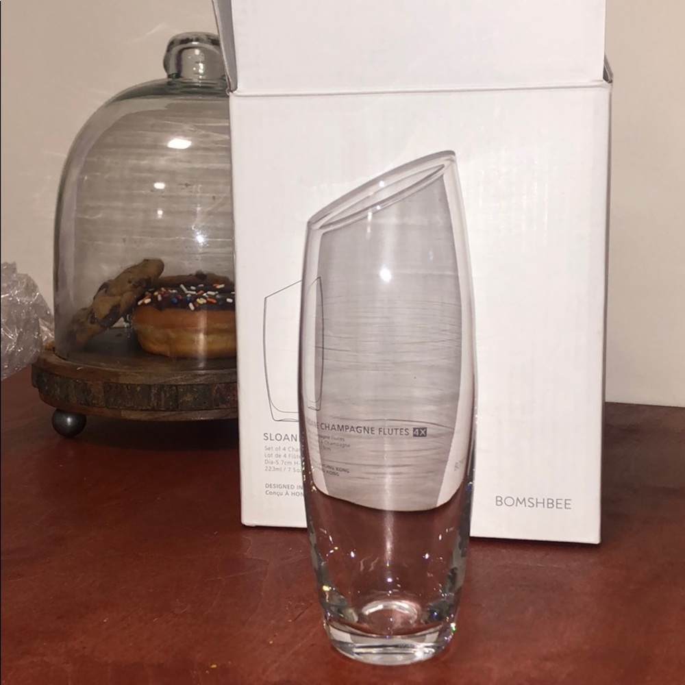 Sloane Champagne Flutes 4x